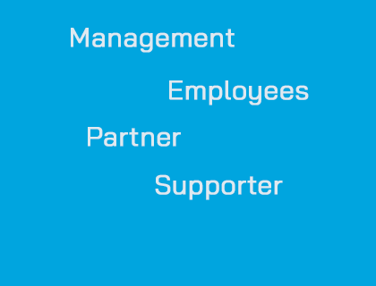 Management, Employees, Partner, Supporter