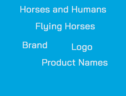 Horses and Humans, Flying Horses, Brand, Logo, Product Names
