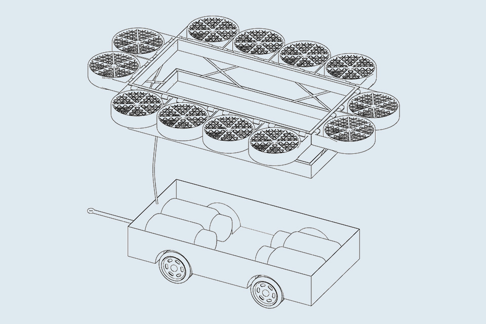 pegasious trailer, flying trailer